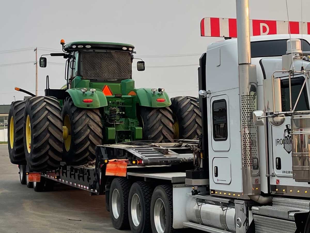 Ironhorse heavy transport unit moving specialized industrial equipment